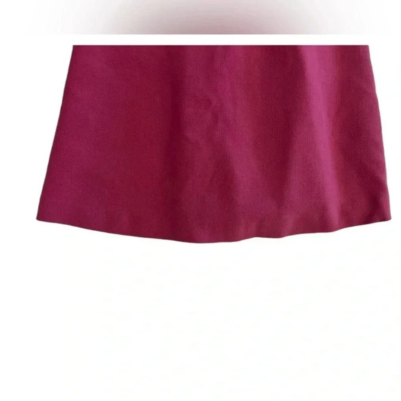 Loft Mini Scalloped Sleeveless  Pink Dress Size 0 - Picture 8 of 11